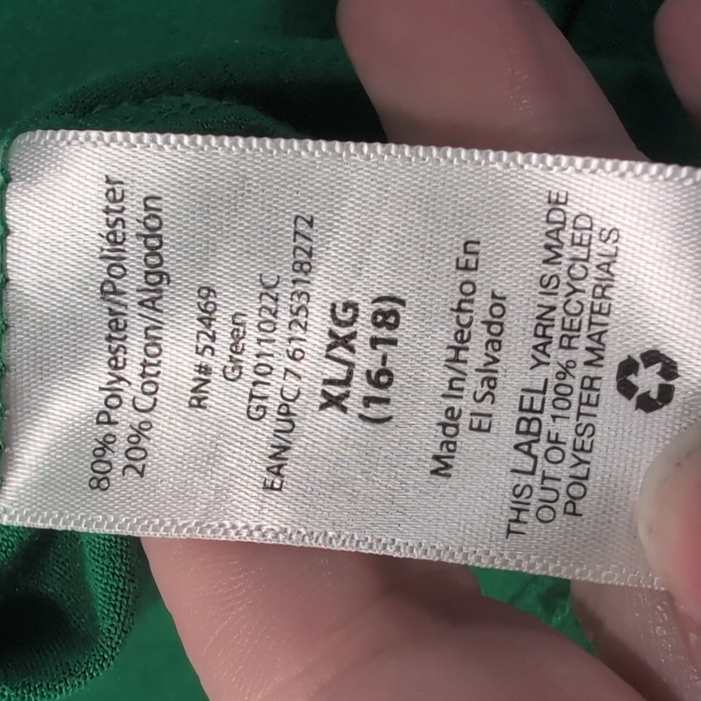 St. Patrick's Day Green T-Shirt with Cat Graphic Size XL - Picture 8 of 8